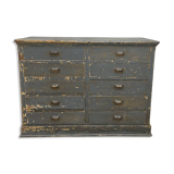 1930s workshop furniture with shell handles.