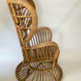 Fauteuil en rotin « Conte Biancamano » par Gio Ponti & Lio Carminati, années 1950