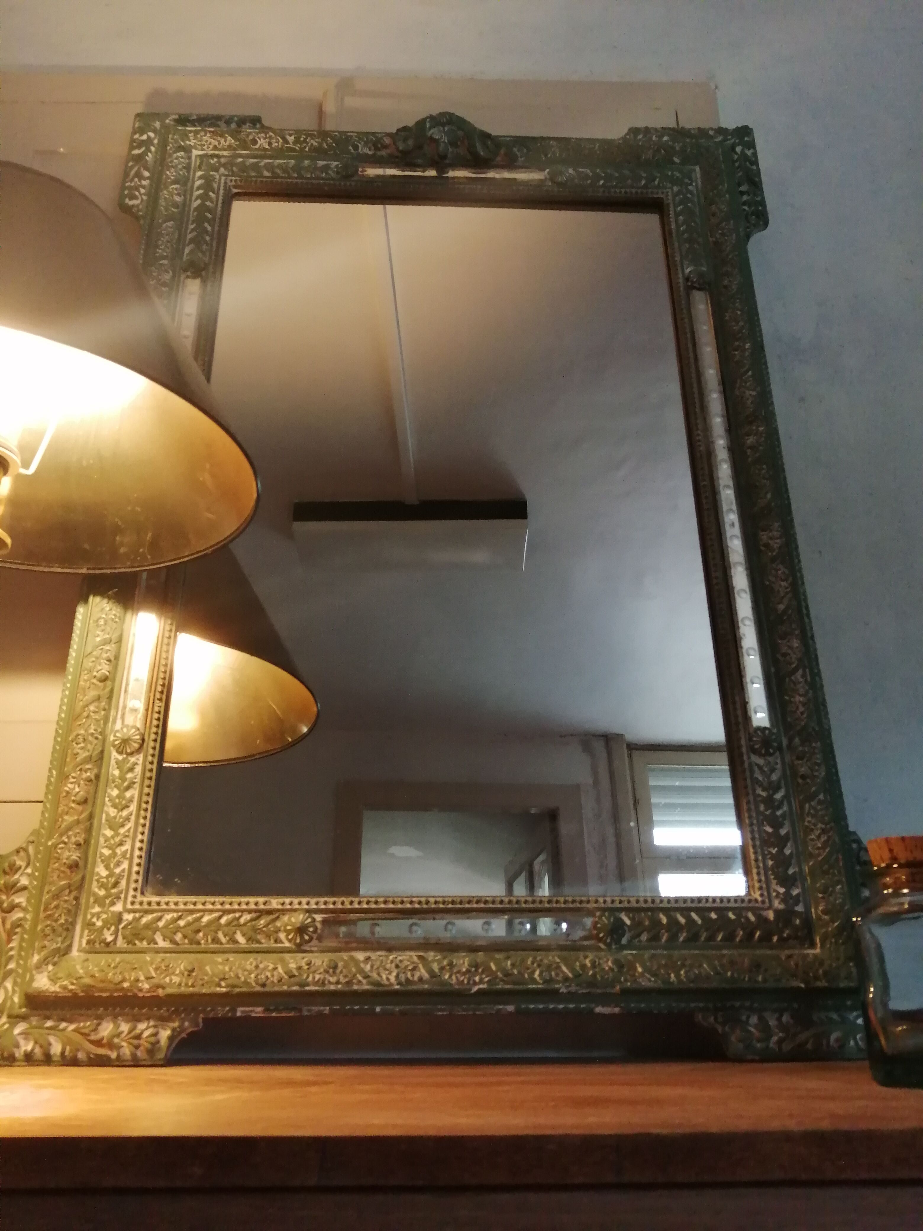 Mirror mercury flat wood