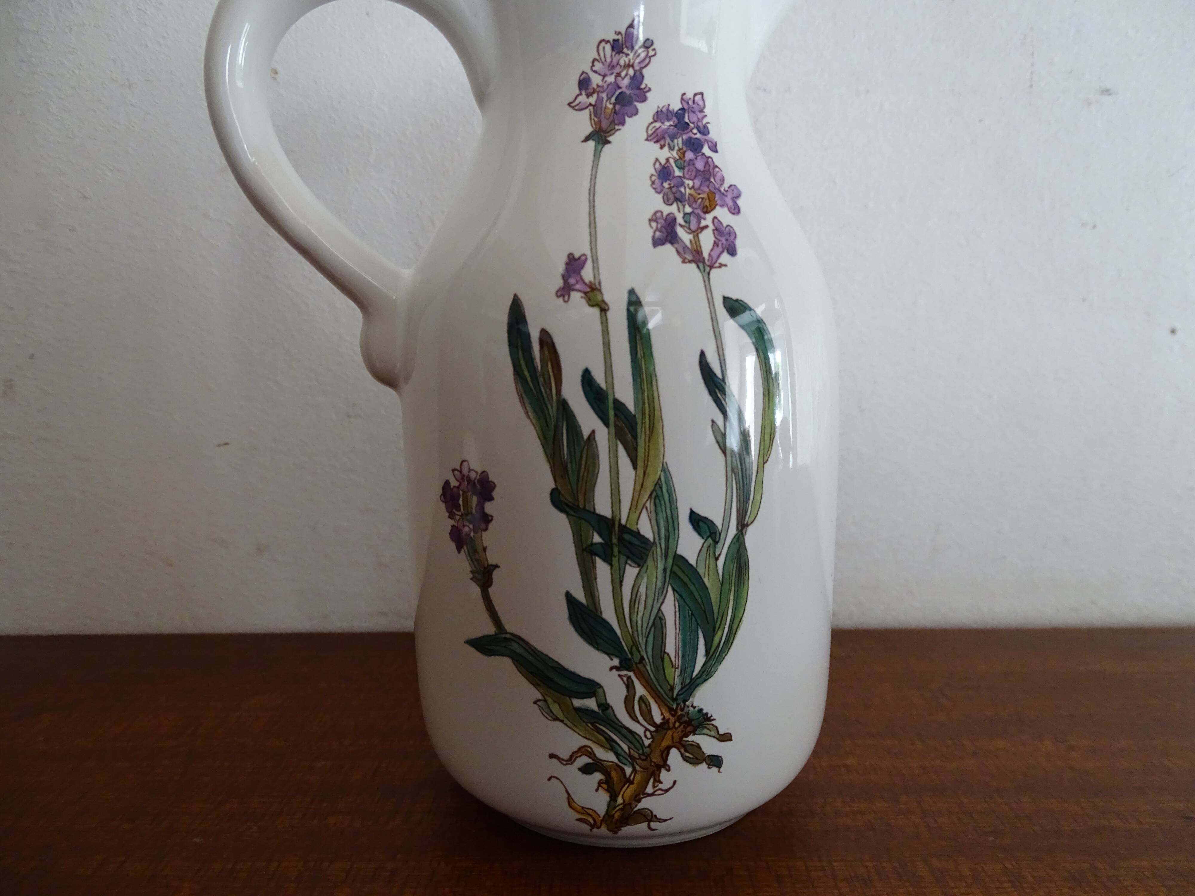 Villeroy & Boch set Huilier - vinaigrier - mustard maker signed Botanica