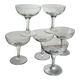 6 champagne coupes