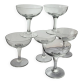 6 coupes à champagne