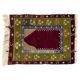Vintage Handmade Turkish Tulu Rug with Archway Design. Traditional Prayer Rug. 100% Wool