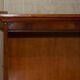 Open library Bradley Furniture made of yew wood with a cupboard base.