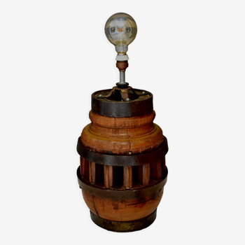 Pied de lampe vintage montée sur moyeu