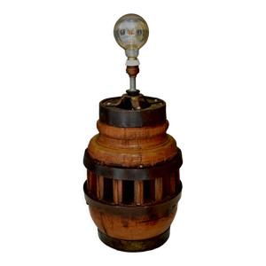 Pied de lampe vintage montée sur