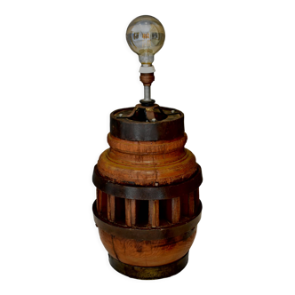 Vintage hub mounted foot lamp