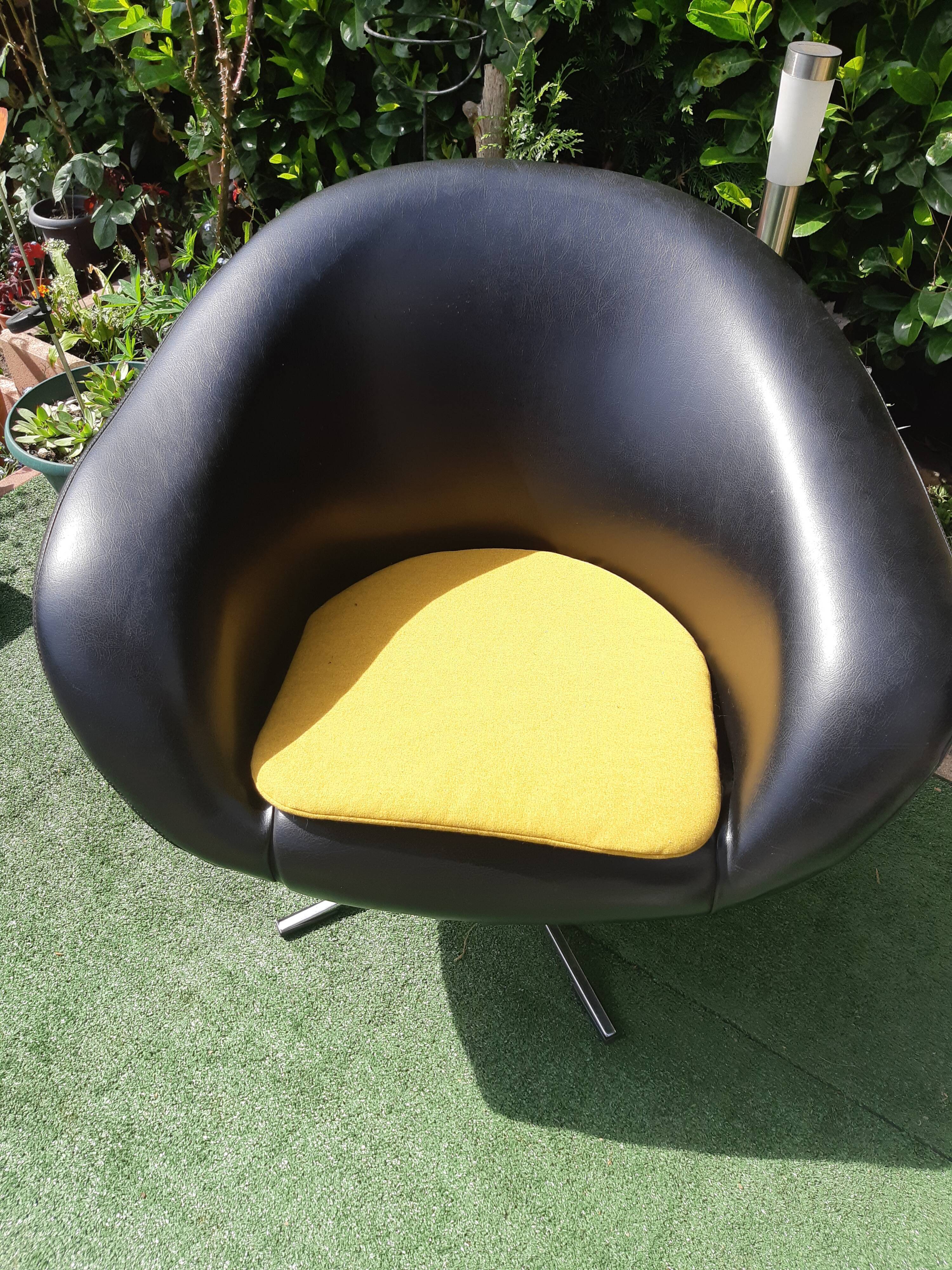 Vintage swivel armchair