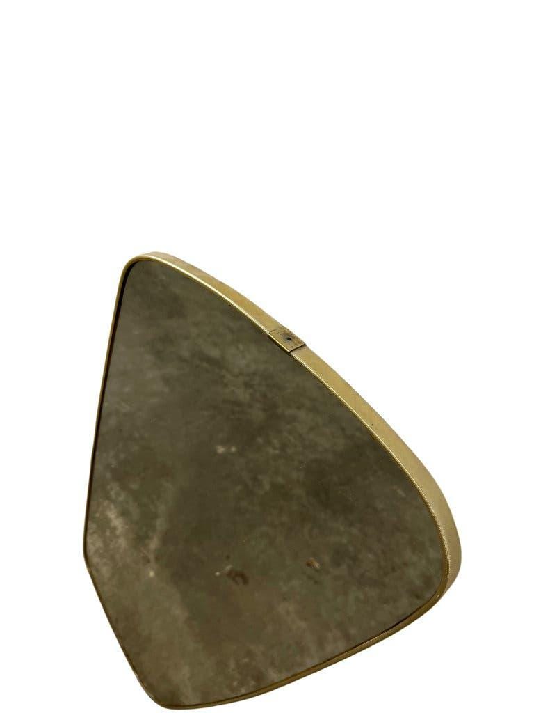 Vintage gold rockabilly wall mirror