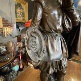 'The Ceramist Bernard Palissy' By Vittoz Bronzier, Bronze Sculpture