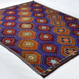 Anatolian handmade kilim rug 273 cm x 211 cm