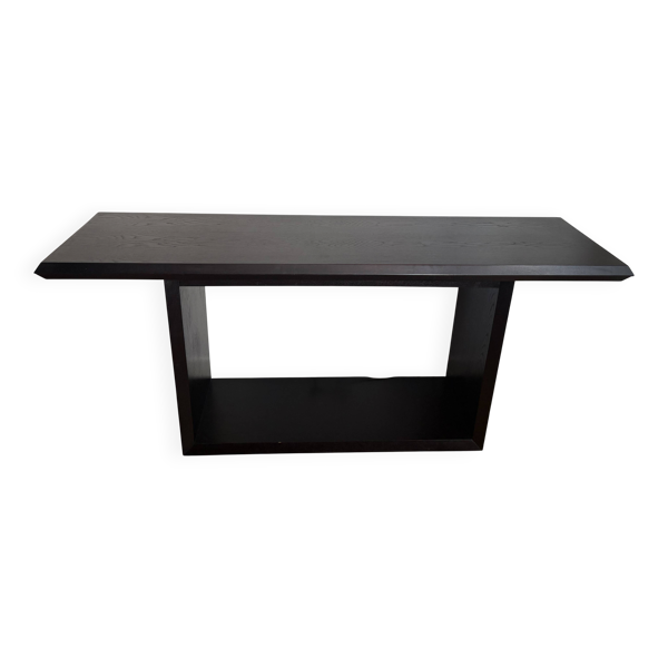 Console extensible / Table - Roche Bobois - Finition wengé