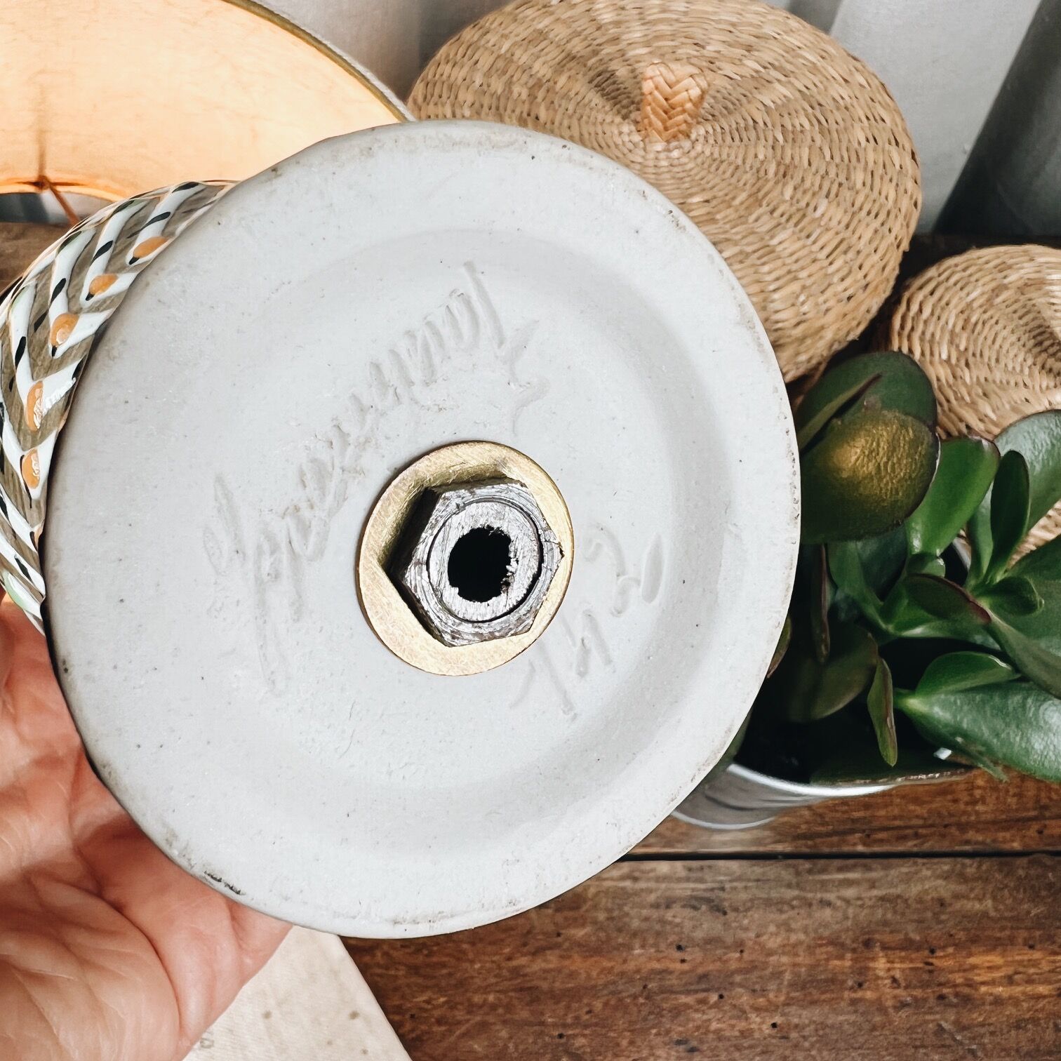 Ceramic lamp "Jacques Breugnot"