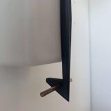 Vintage wall lamp, opaline and brass, France 1960