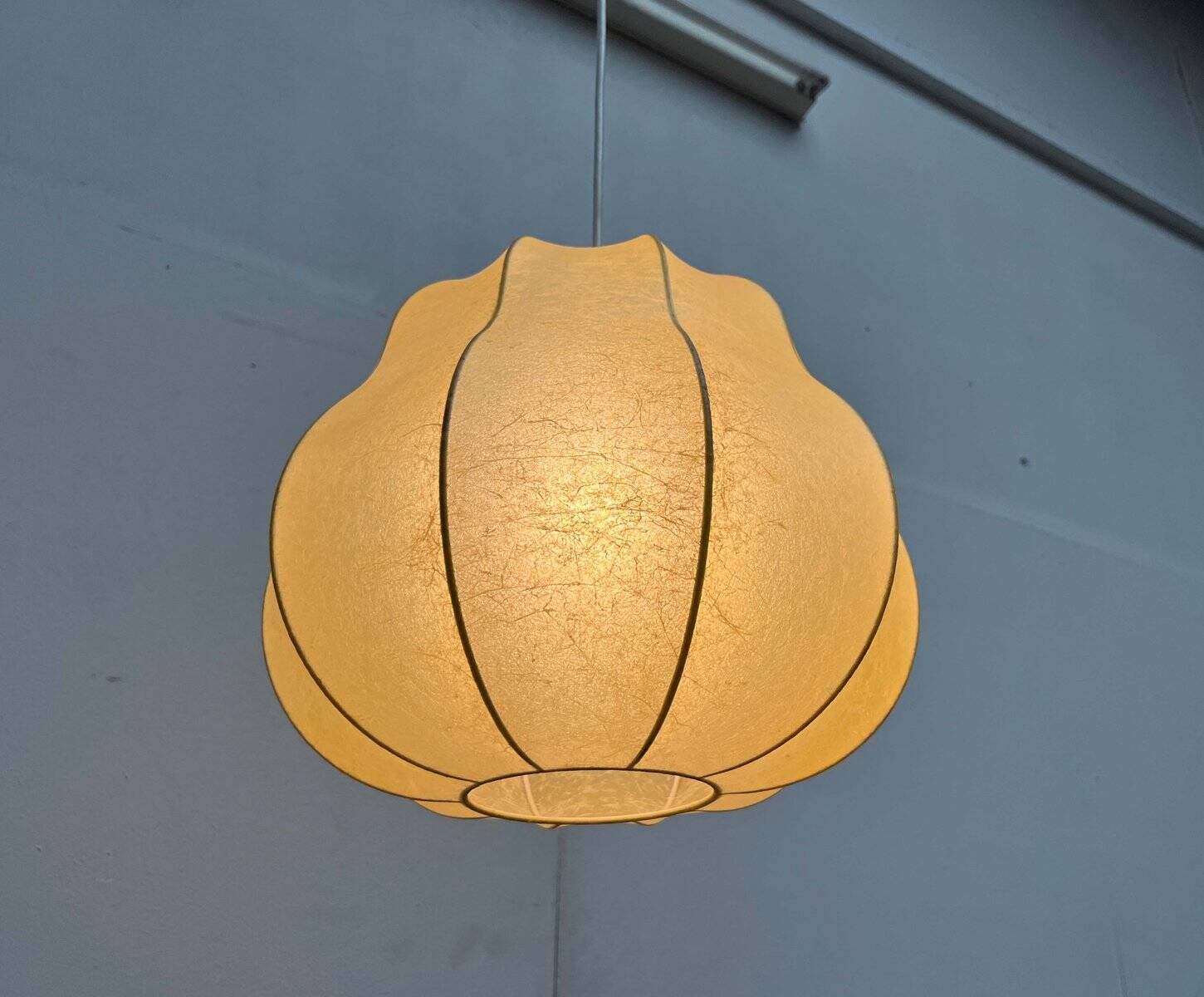 Suspension Cocoon Mid-Century Modern by Friedel Wauer for Goldkant Leuchten, 1960s