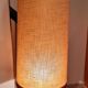 Vintage ceramic floor lamp with its lampshade