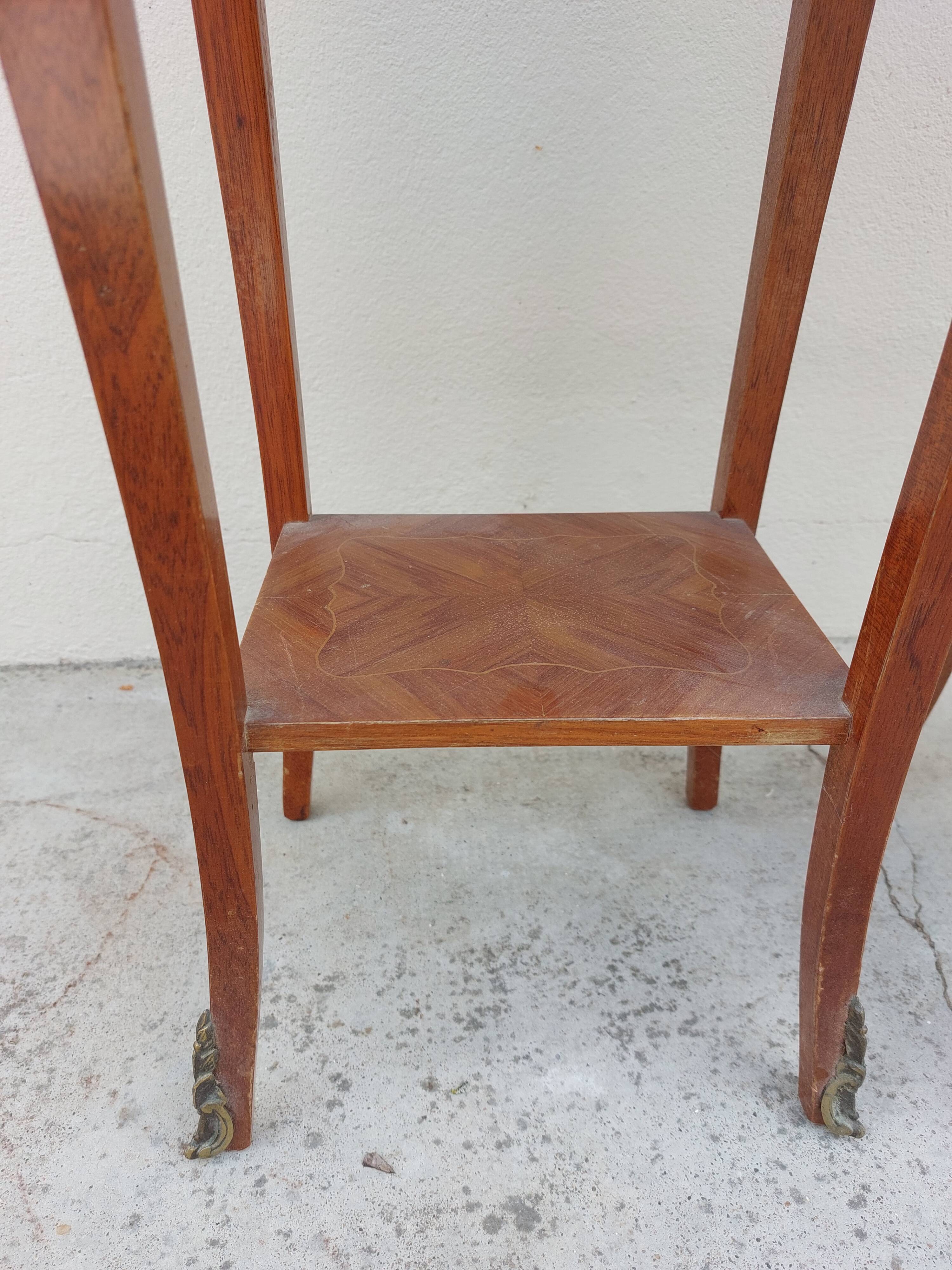 Pair of louis XV bedside tables in rosewood marquetry