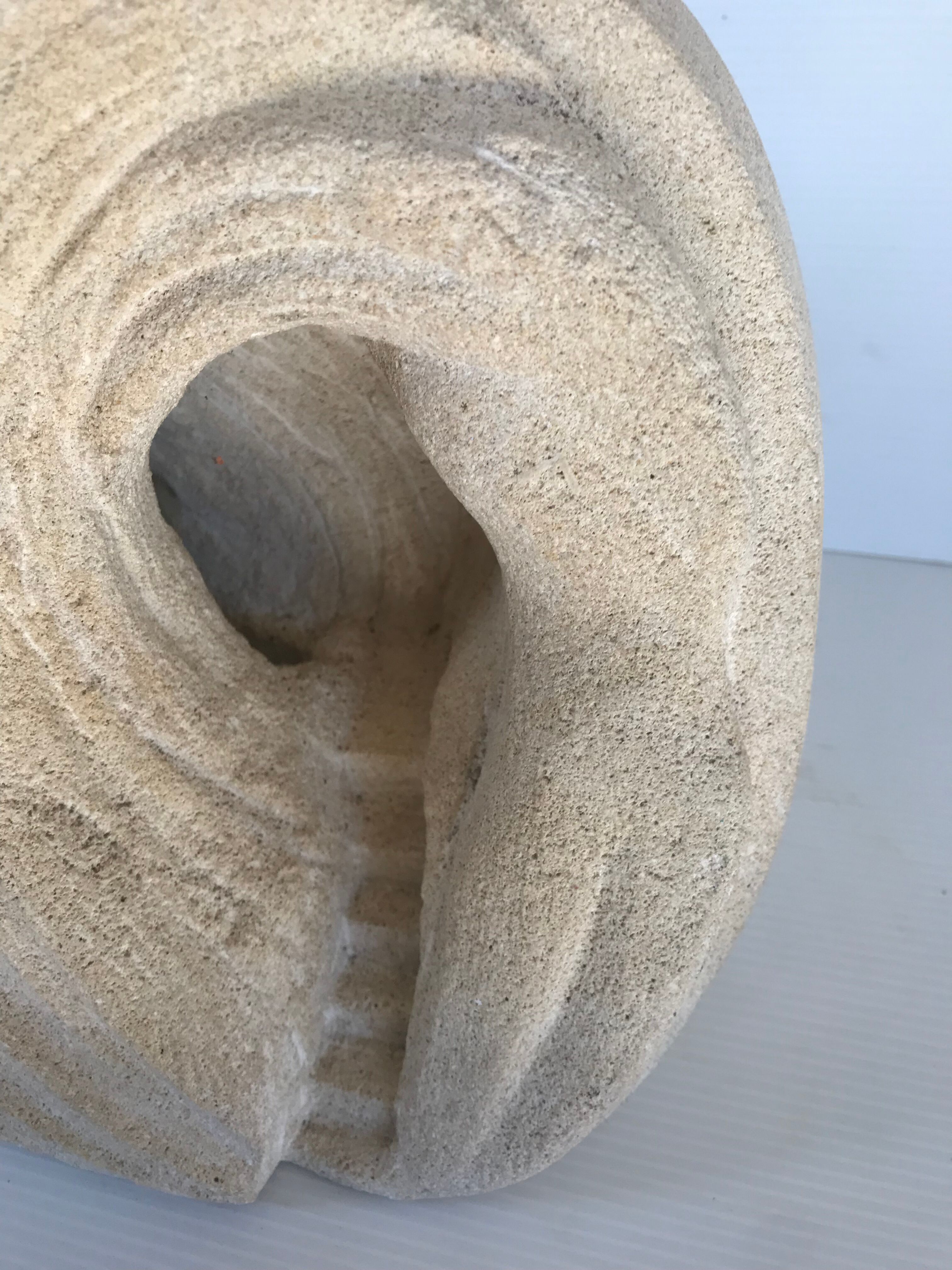 Stone lamp Arsène Galisson