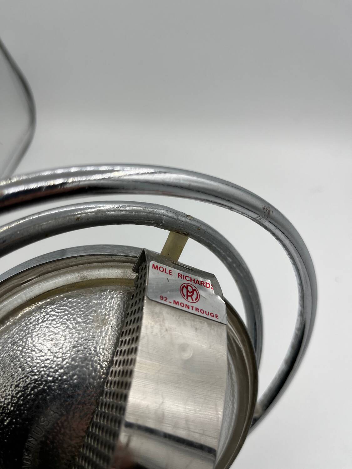 4 adjustable chrome Mole Richardson spotlights