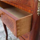 Commode en marqueterie 3 tiroirs style transition