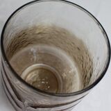 Golden glass vase "Palme"