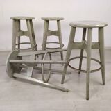 Industrial bar stools