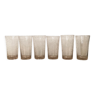 Set of 6 glasses cups of Biot