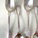10 silver metal spoons