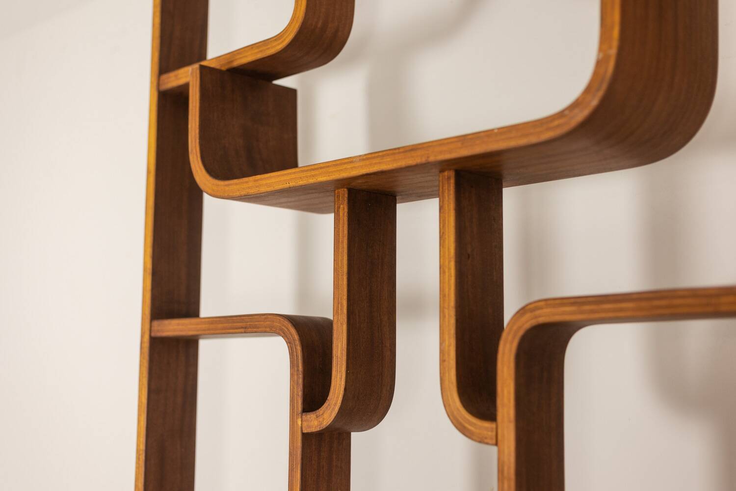 Ludvik Volak. Pair of shelves or partition screen. 1960s-70s.