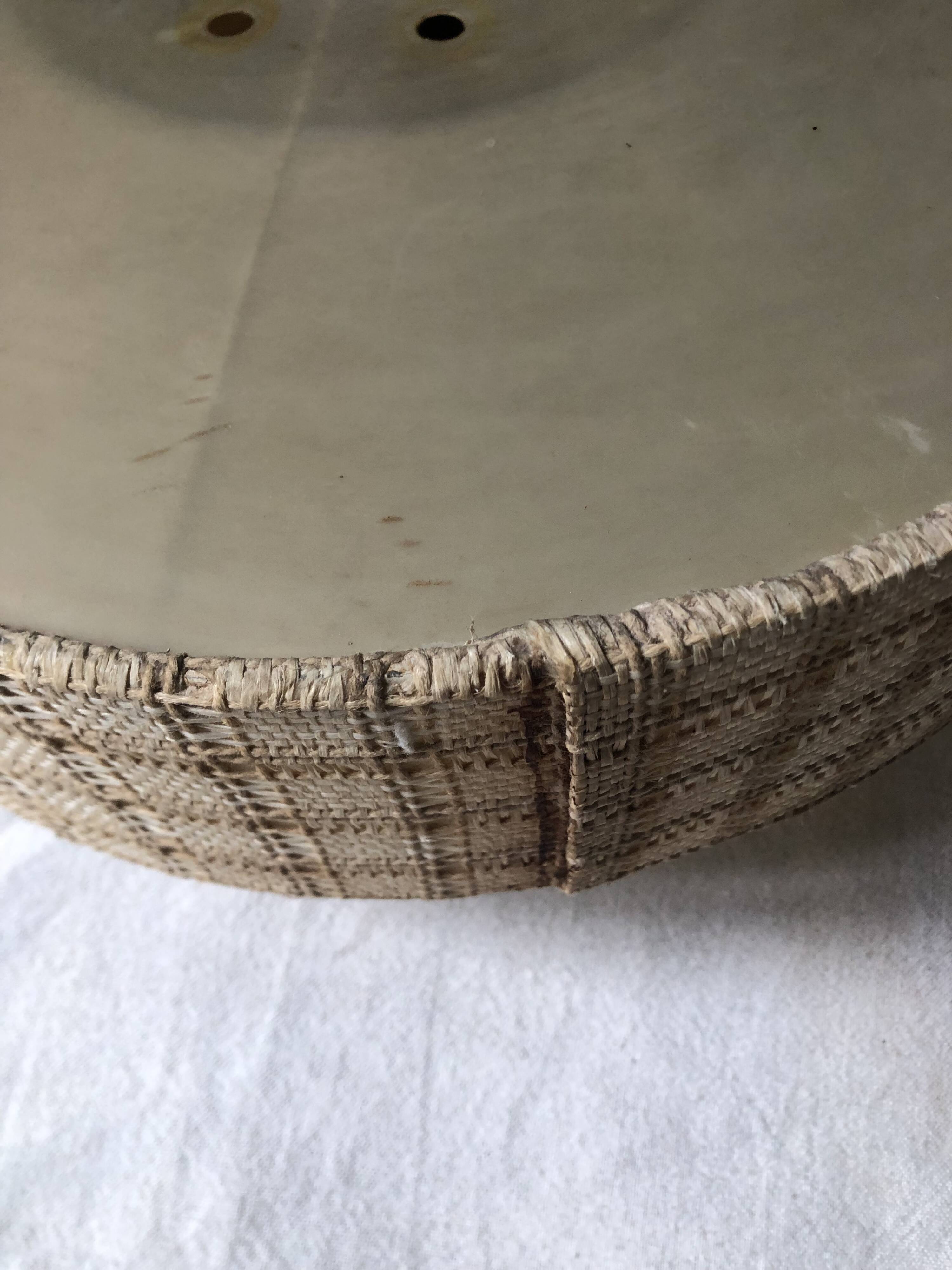 Scandinavian teak pendant light from the 60s/70s vintage