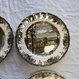 English dinner plates