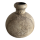 decorative handcrafted metal bottle / India