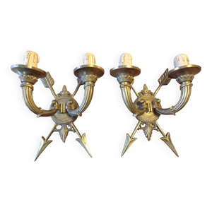 Paire d'appliques style - empire