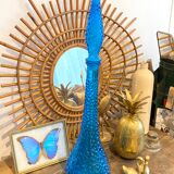 Turquoise blue Empoli decanter