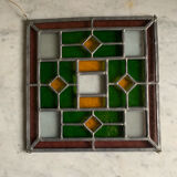 Old stained glass window