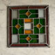 Old stained glass window