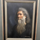 Oil on canvas portrait of a man with a beard xxth by aimé 1999