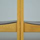 Vintage oak DUTCH DESIGN dining chairs in modern minimalist style, 1960s
