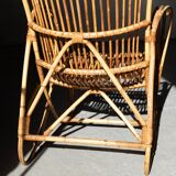 'RB2' rattan chair by Rosé Noordwolde