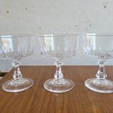 Set of 6 champagne glasses