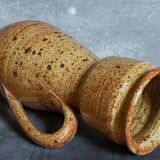 XXL potter's pitcher in Art-populaire pyrite stoneware early twentieth century