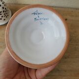 Moustiers earthenware potpourri vase