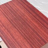 Vintage bedside table wood and metal from the 70s