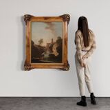 Great Italian landscape painting from 18th century