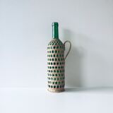 Decorative bottle with wicker