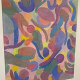 Tableau Zig Zag Pierre Wittmann contemporain