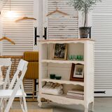 Vintage rattan headboard