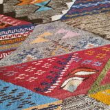 Berber kilim carpet of Taznakht