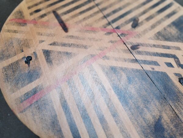 Guéridon industriel