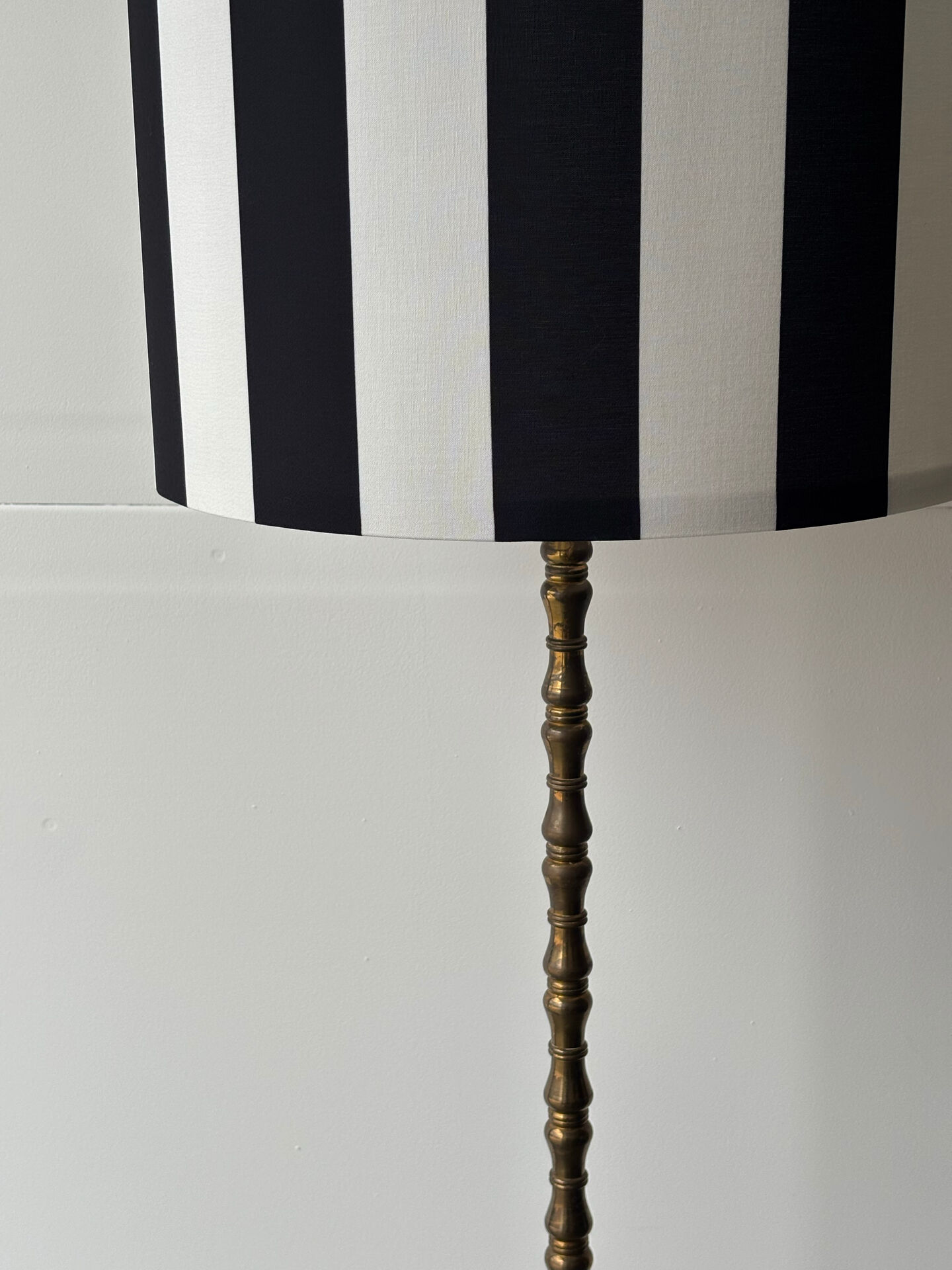 Brass floor lamp with adjustable height 1960